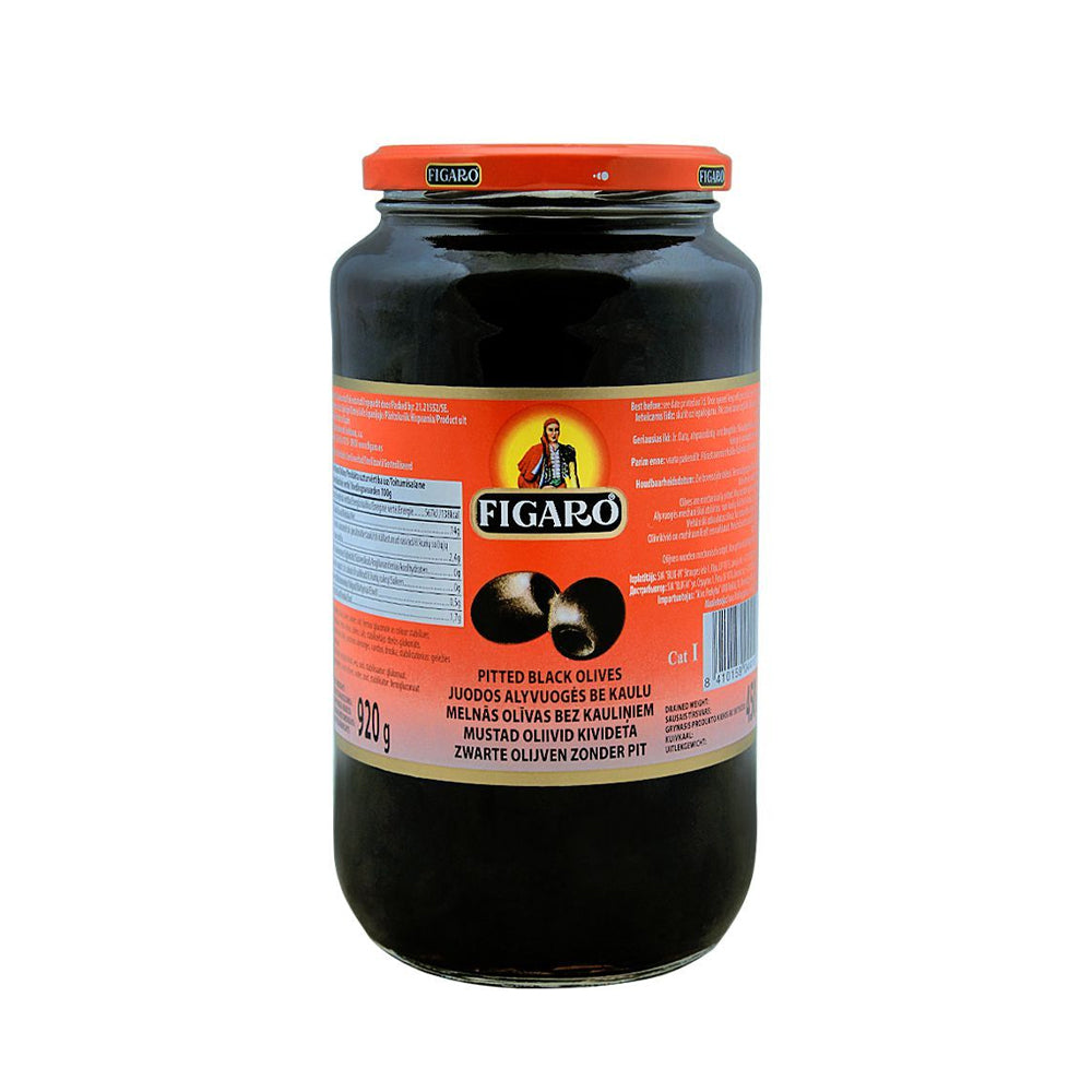 Figaro Olives Black Pitted 920g - Snapcart.pk