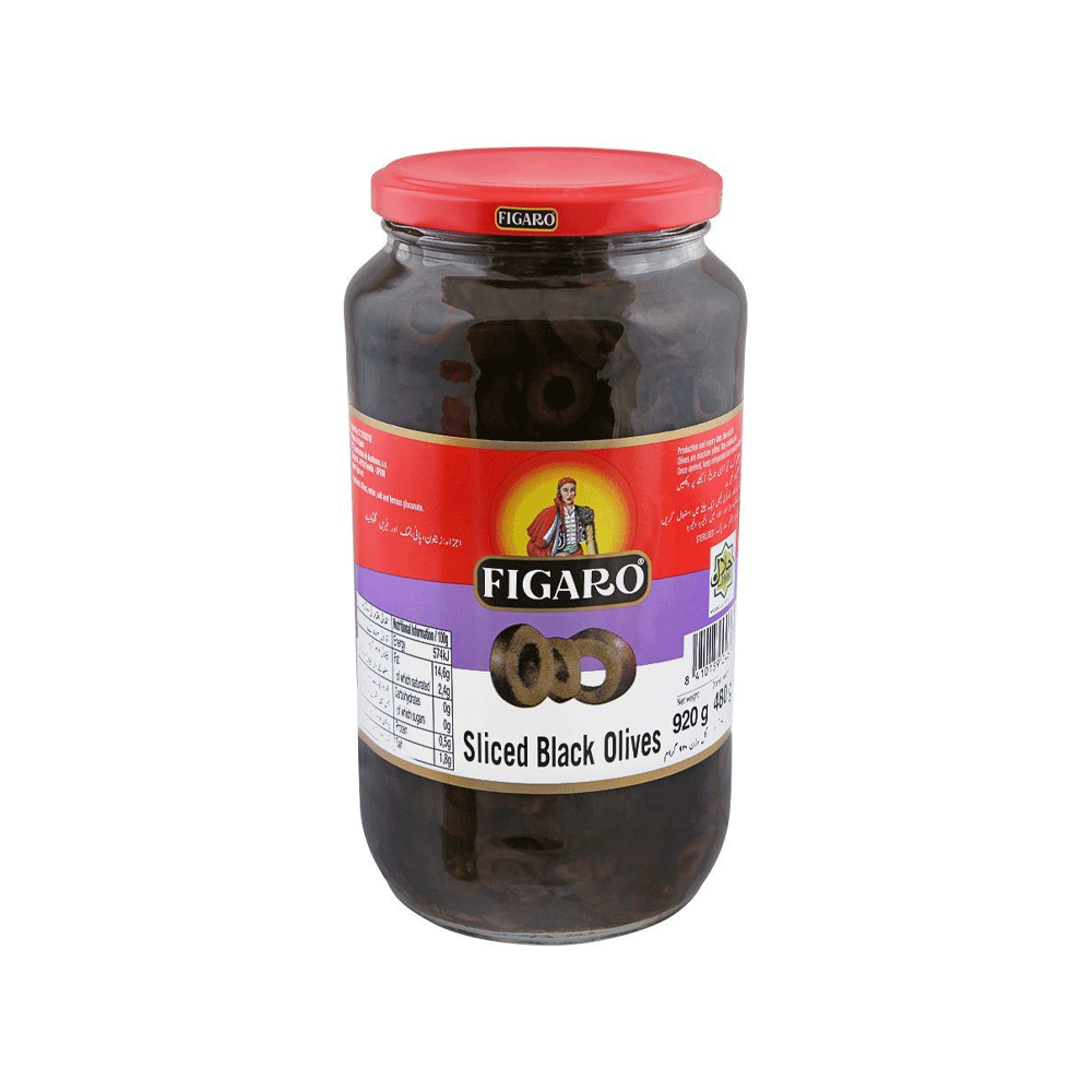 Figaro Sliced Black Olives 920g - Snapcart.pk