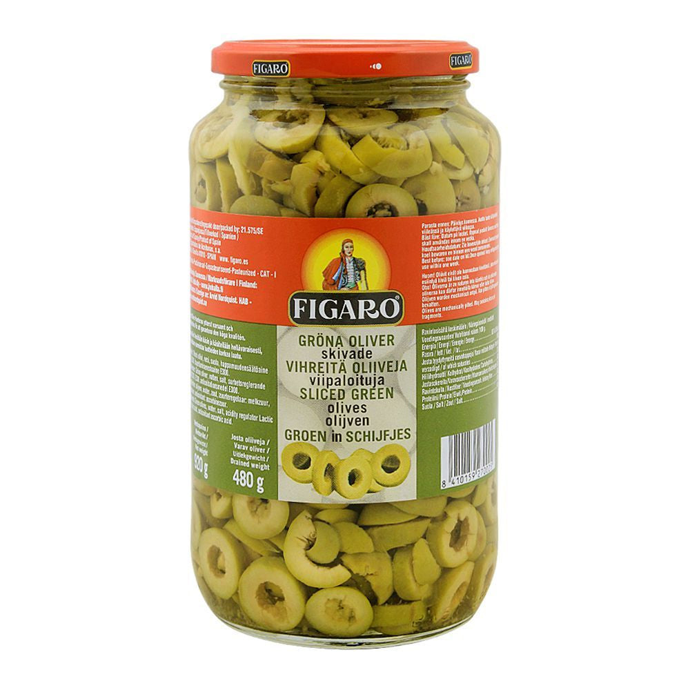 Figaro Pitted Green Olives 920g - Snapcart.pk