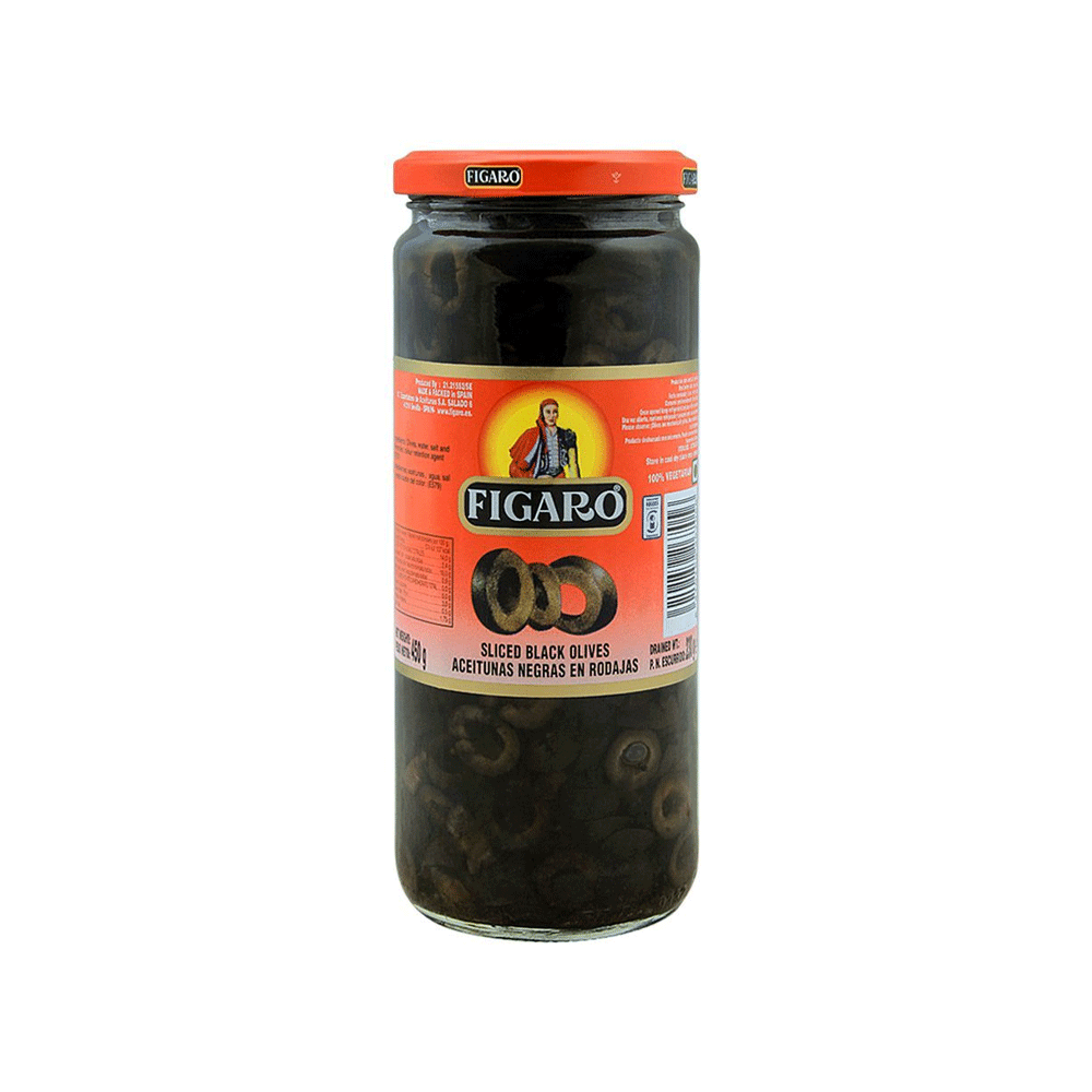 Figaro Sliced Black Olives 450g - Snapcart.pk