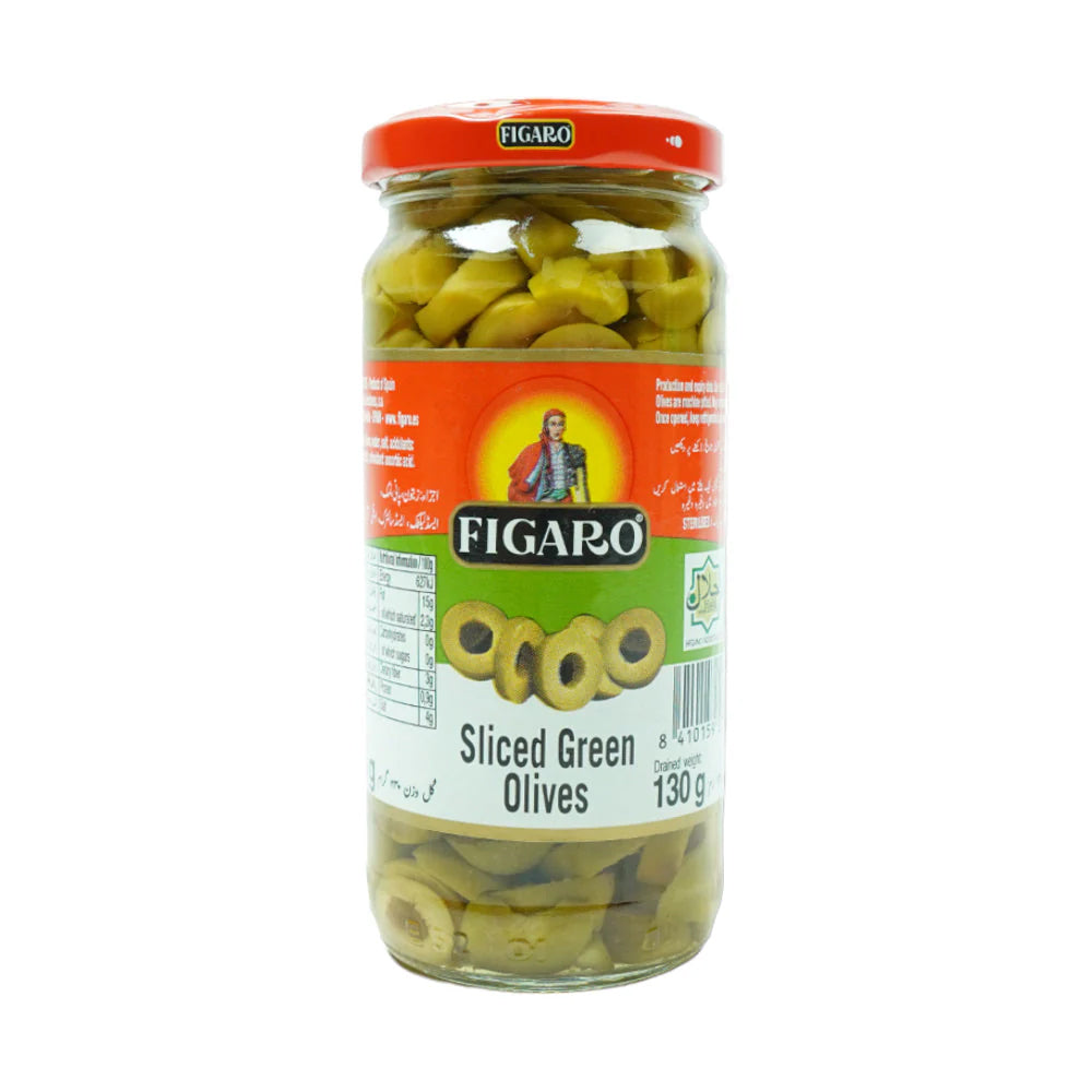 Figaro Olives Green Sliced 340g - Snapcart.pk