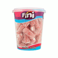 Fini Sour Strawberry Mini Cables Cup 200g - Snapcart.pk