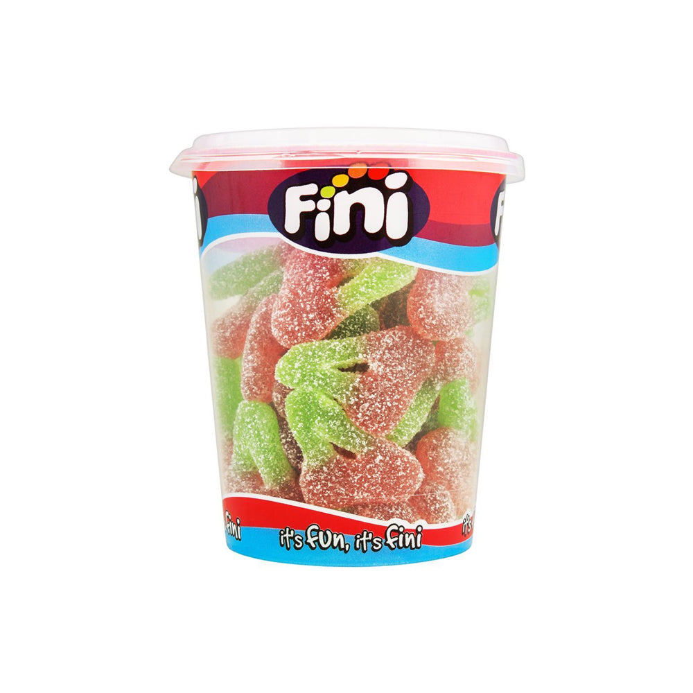 Fini Sour Twin Cherries Jelly Cup 185g - Snapcart.pk