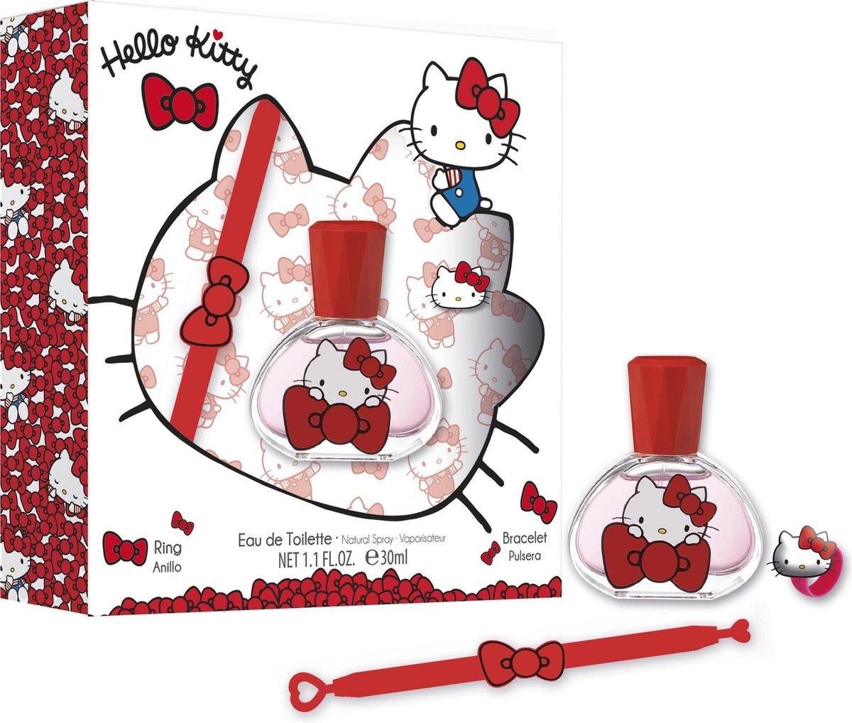 Hello Kitty Set Edt30+Bracelet +Ring