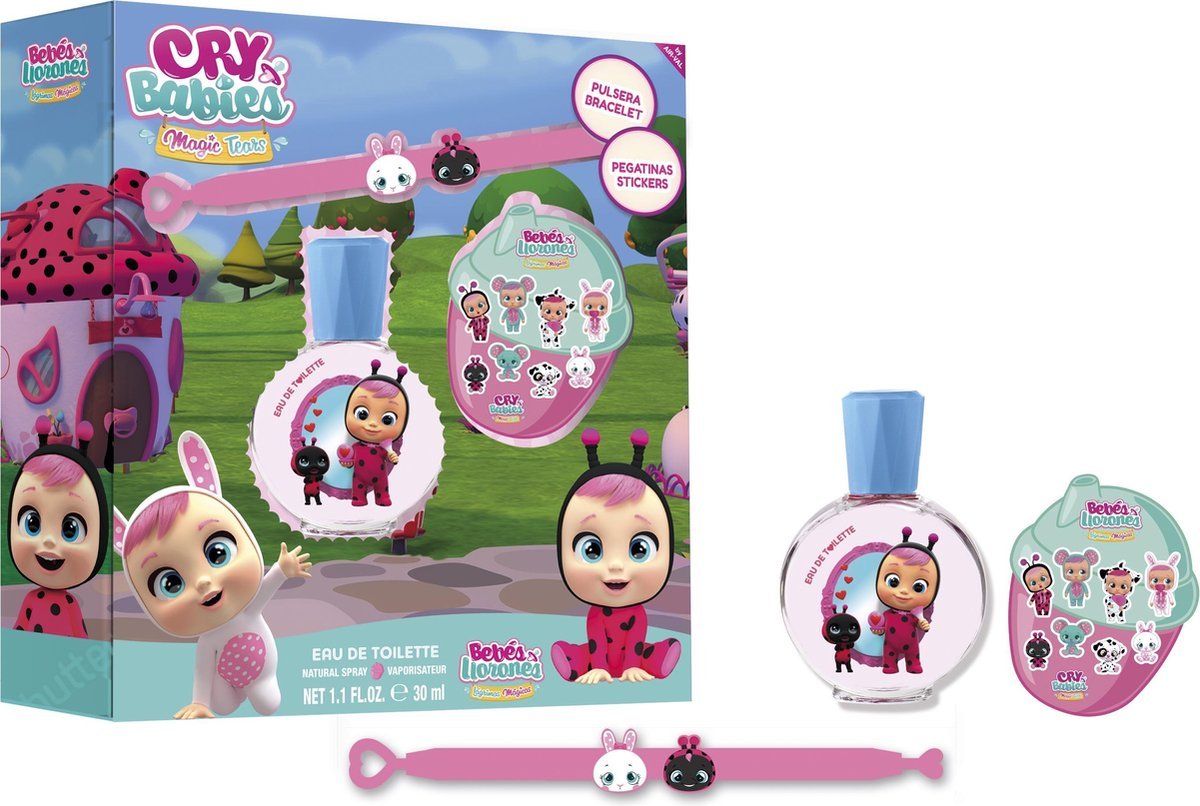 Cry Babies Gift Set Edt 30Ml+Bracelet+Stickers