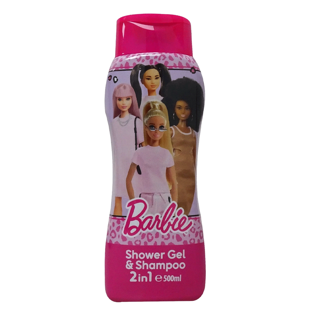 Barbie 2 In 1 Shower Gel & Shampoo 500ml