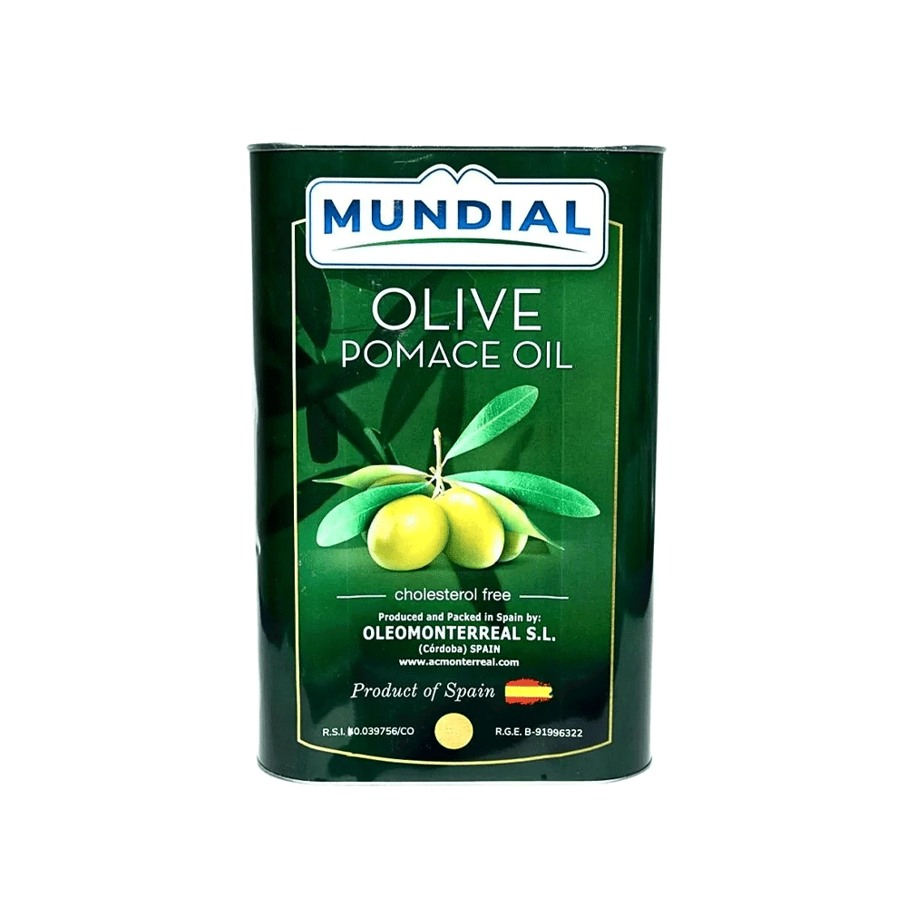 Mundial Olive Pomace Oil 4ltr Tin - Snapcart.pk