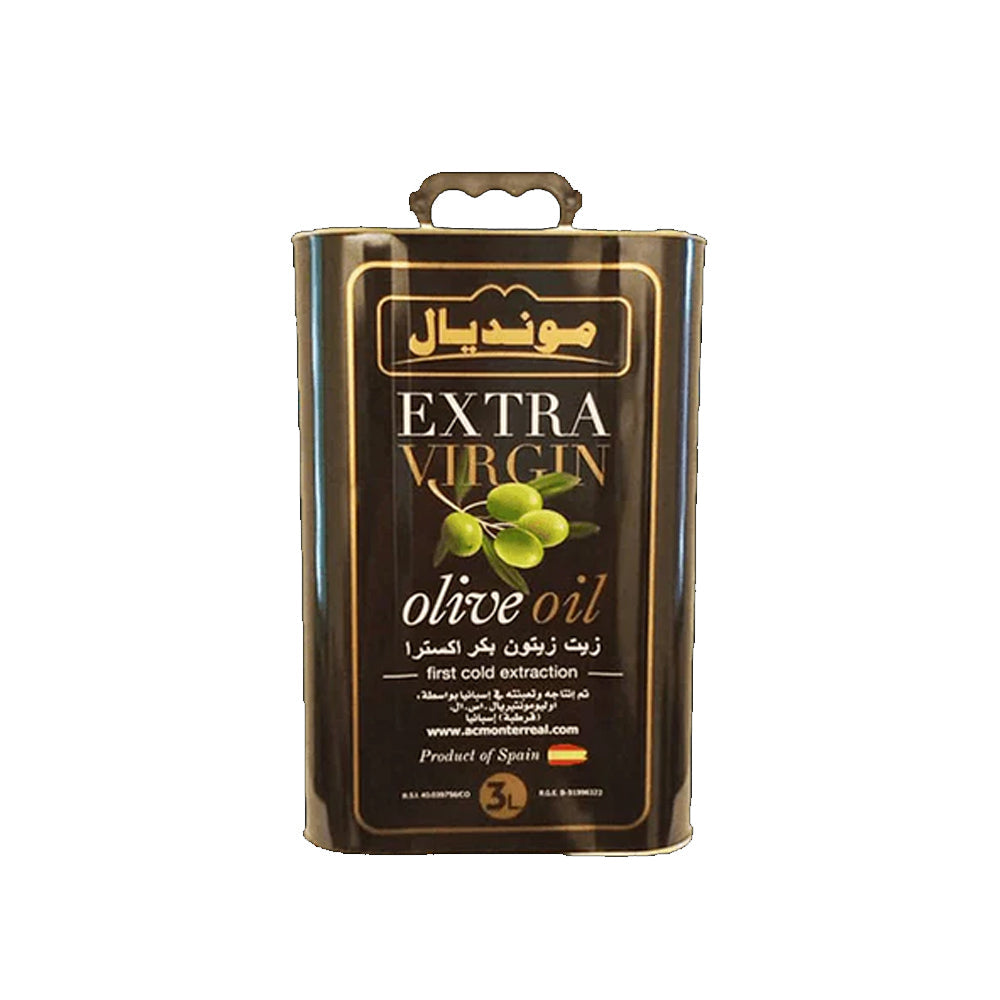 Mundial Extra Virgin Olive Oil 3Ltr Bottle - Snapcart.pk
