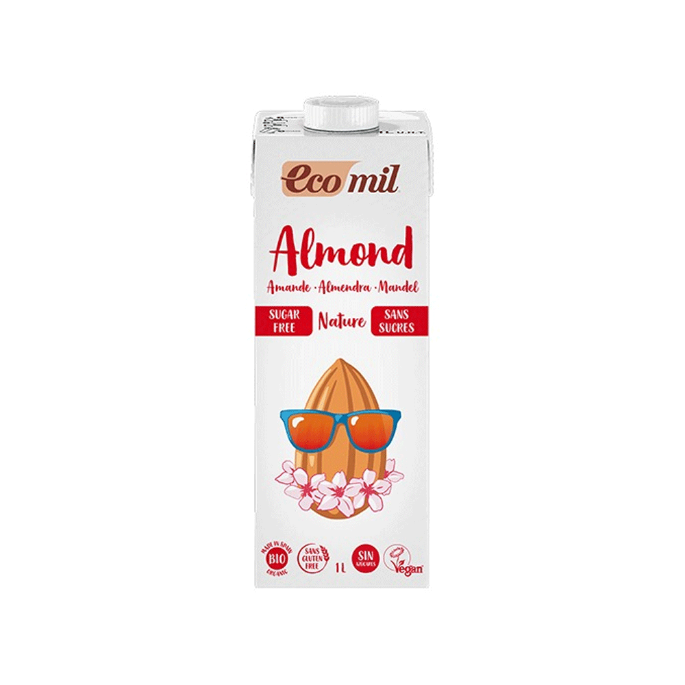 Eco Mil Milk Almond Sugar Free 1ltr - Snapcart.pk