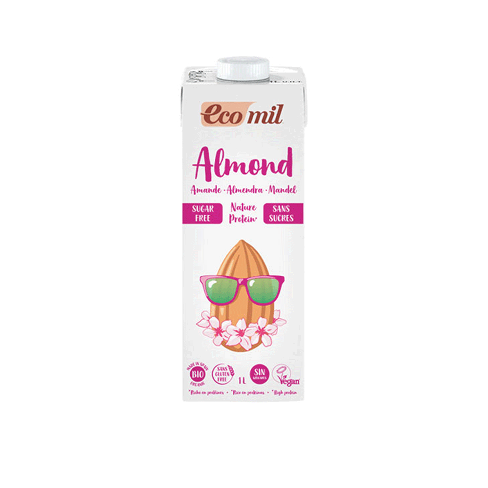 Eco Mil Milk Almond Nature Protein 1ltr