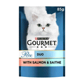 Purina Gourmet Duo With Salmon & Sithe Cat Food 85g