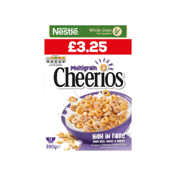 Nestle Cherrios Multigrain Cereal 390g - Snapcart.pk