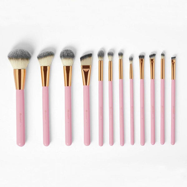 Bh Cosmetics Pink Studded Elegance 12 Piece Brush Set