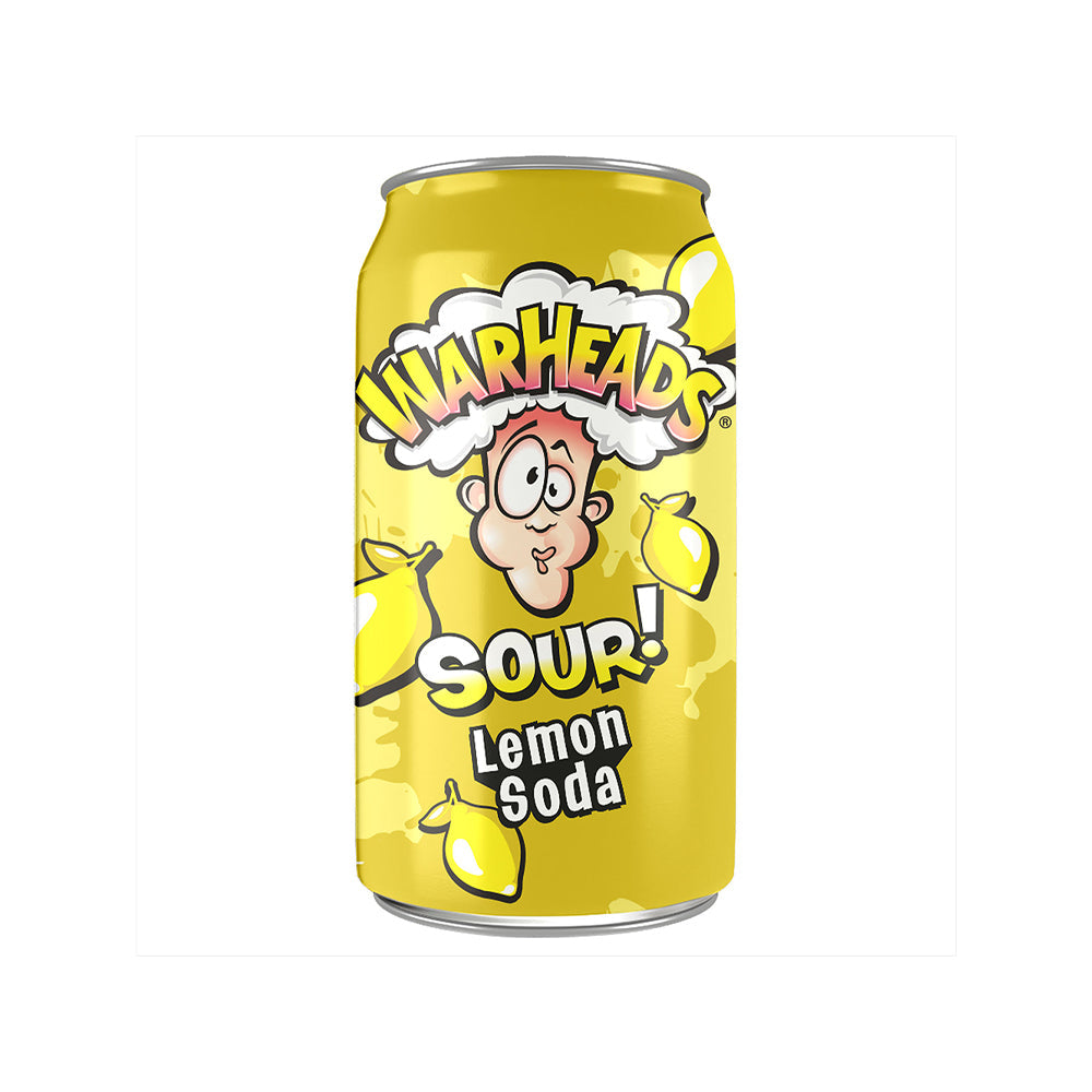 War Heads Sour Lemon Soda 355ml - Snapcart.pk
