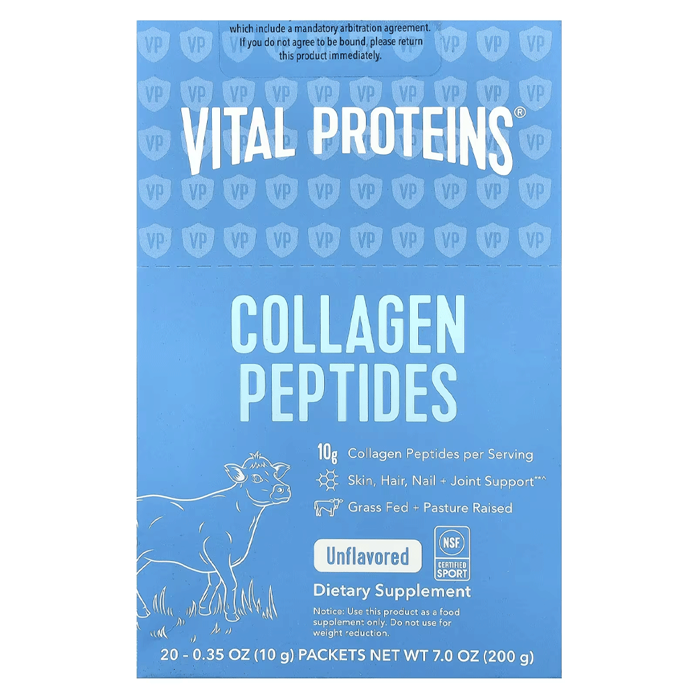 Vital Proteins Collagen Peptides Unflavored Packets 20s Box