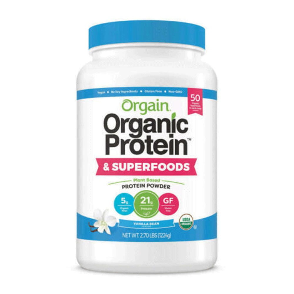 Orgain Organic Protein Vanilla Bean 1.22kg 2.7lb