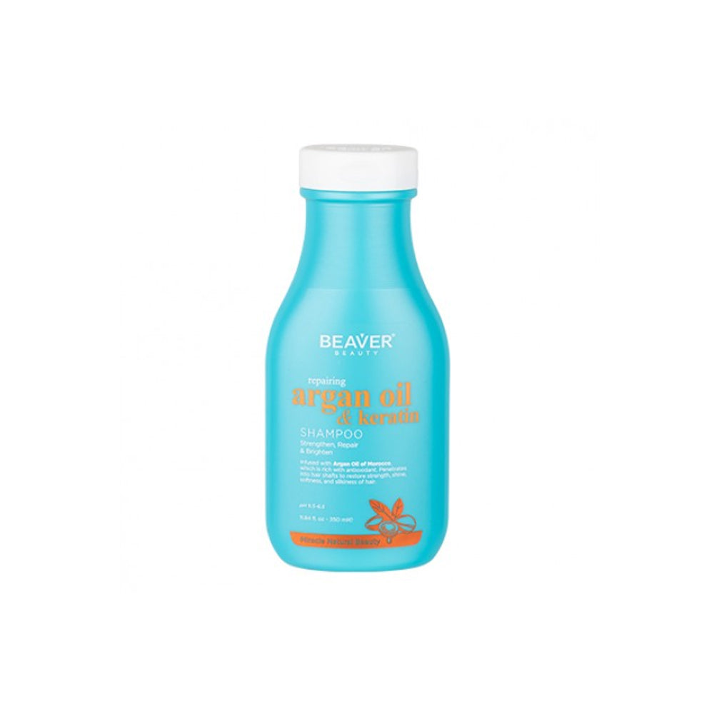 Beaver Repairing Argan Oil & Keratin Shampoo 350ml - Snapcart.pk