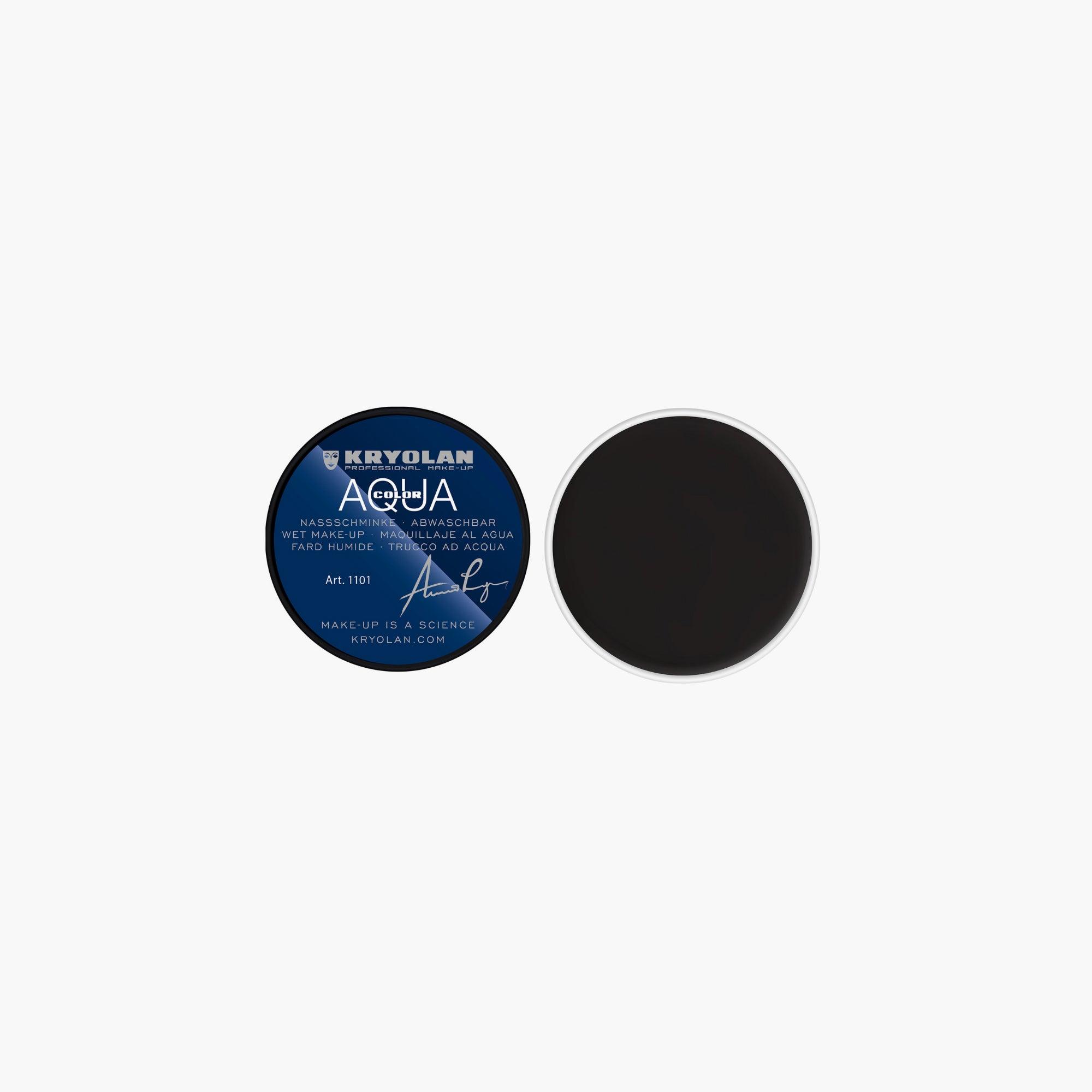 Kryolan Aquacolor Cake Liner 071 Deep Black 8ml