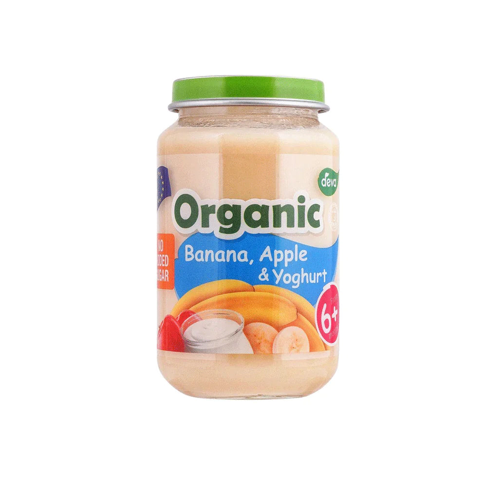 Deva Organic Banana' Apple & Yoghurt 6 Months 200g - Snapcart.pk