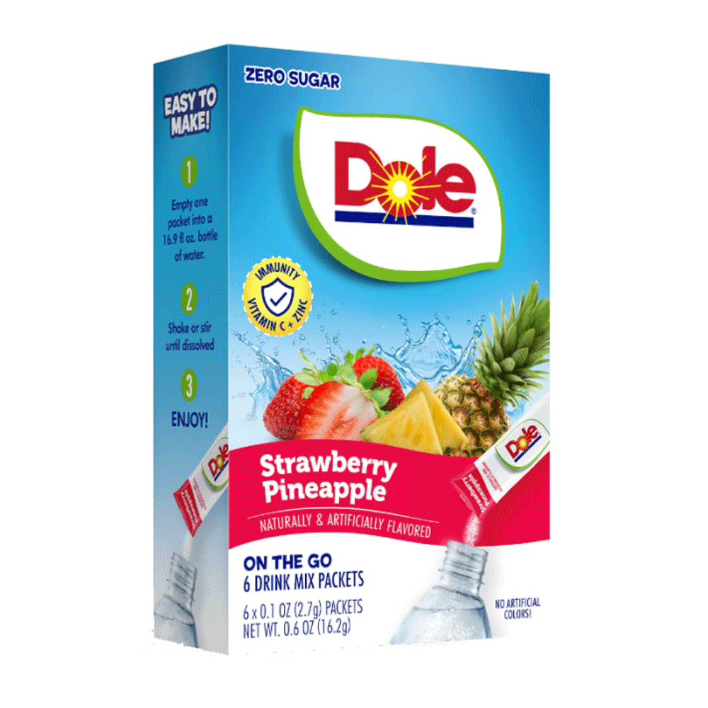 Dole Strawberry Pineapple Drink Mix 16.2g