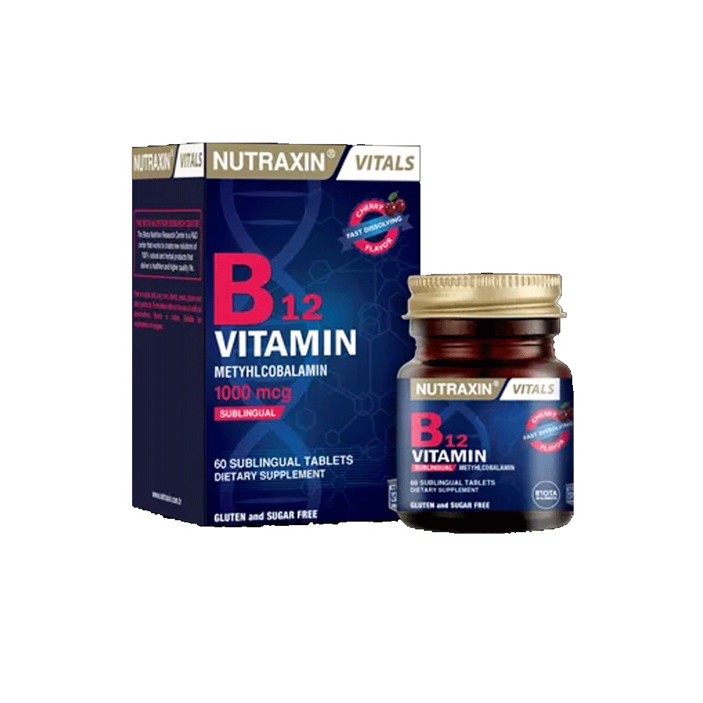 Nutraxin B12 Vitamin 1000mg 60 Tab - Snapcart.pk