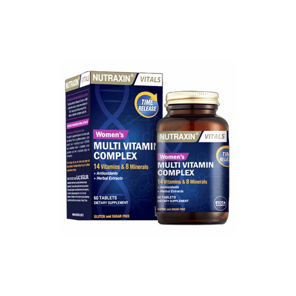 Nutraxin Womens Multi Vitamin Complex 60 Tab - Snapcart.pk