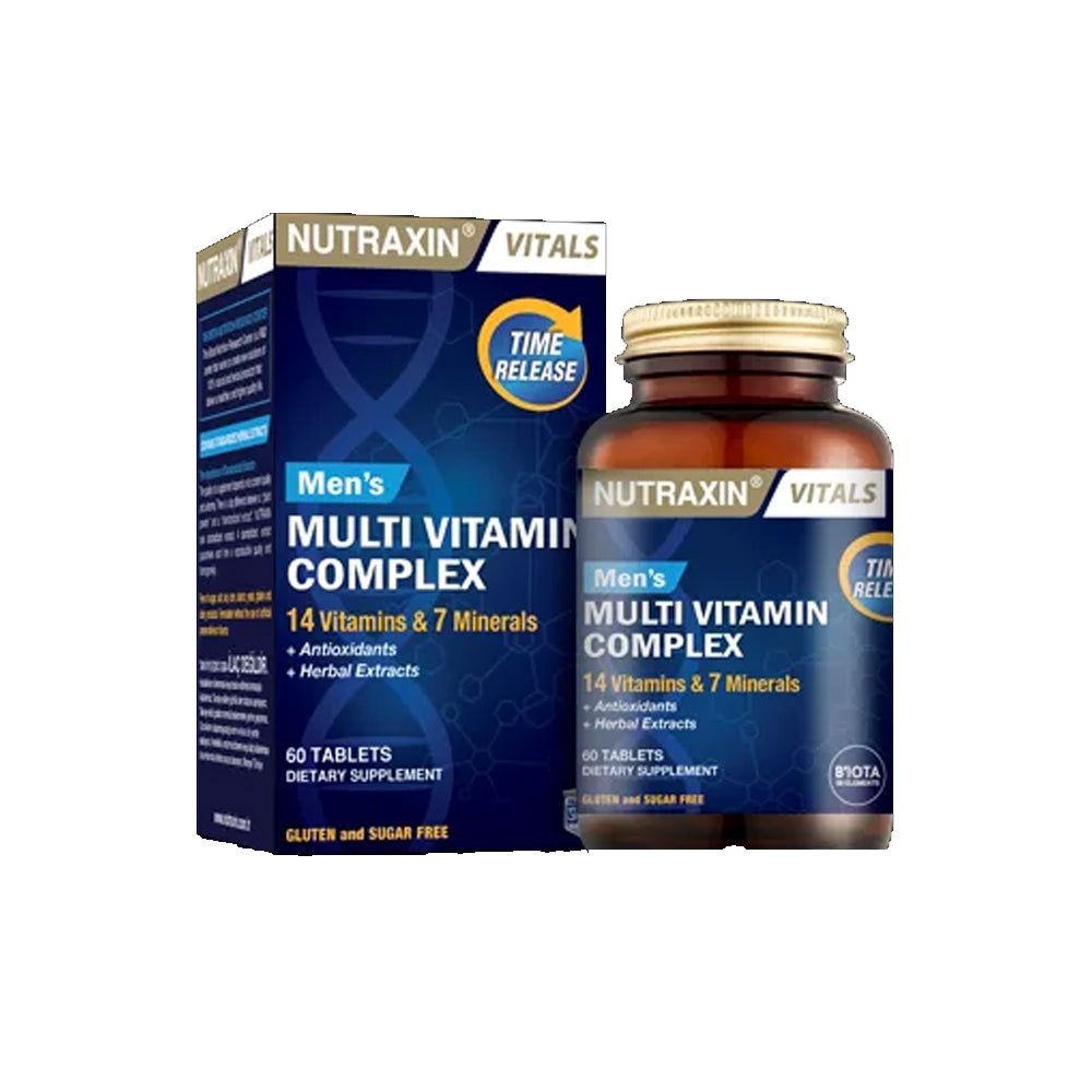 Nutraxin Mens Multi Vitamin Complex 60 Tab - Snapcart.pk