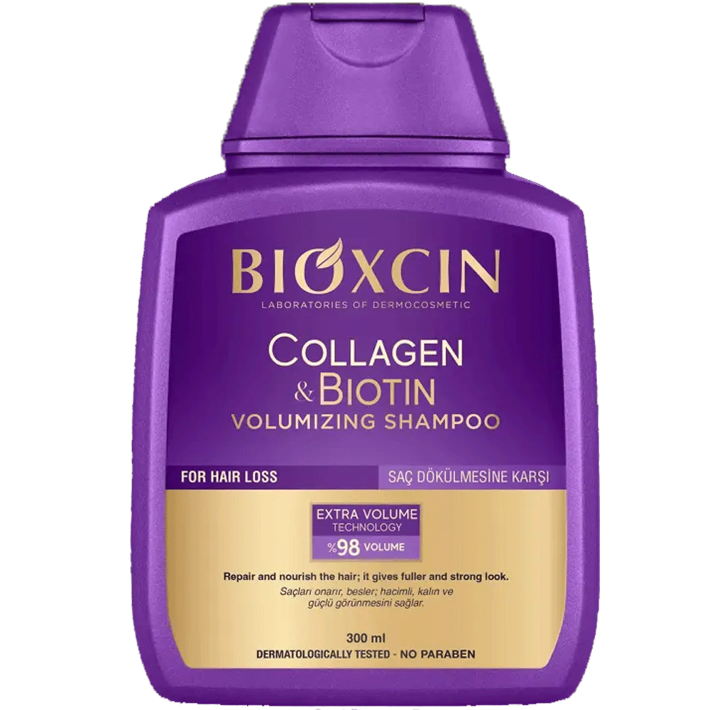 Bioxcin Collagen & Biotin Volumizing Shampoo 300ml