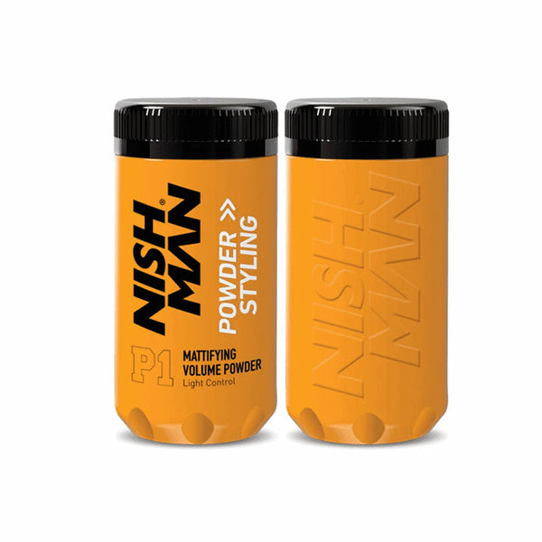 Nish Man P1 Volume Powder Mattifying Styling Light Control 20g - Snapcart.pk