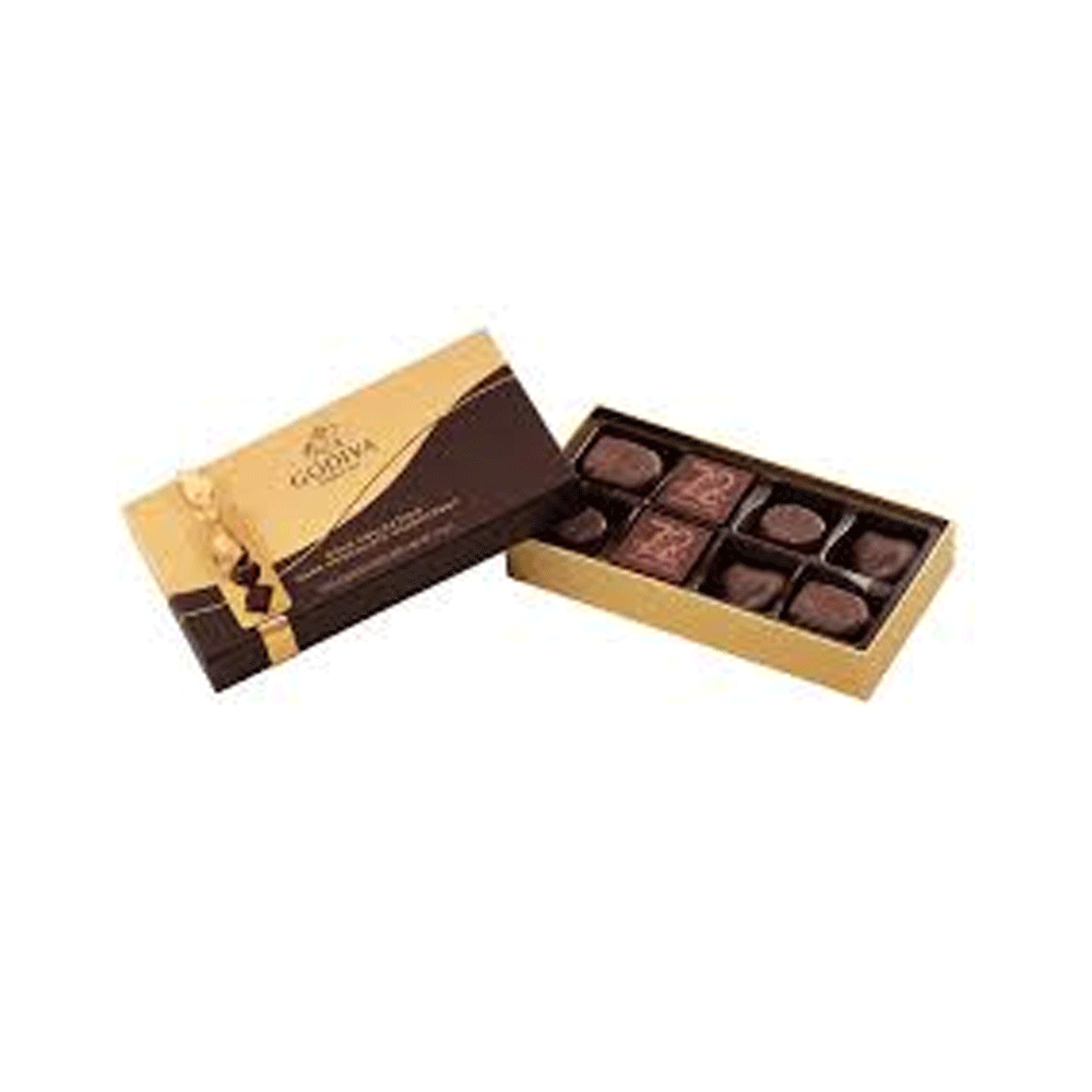 Godiva Belgium Milk & Dark Chocolate 75gm - Snapcart.pk