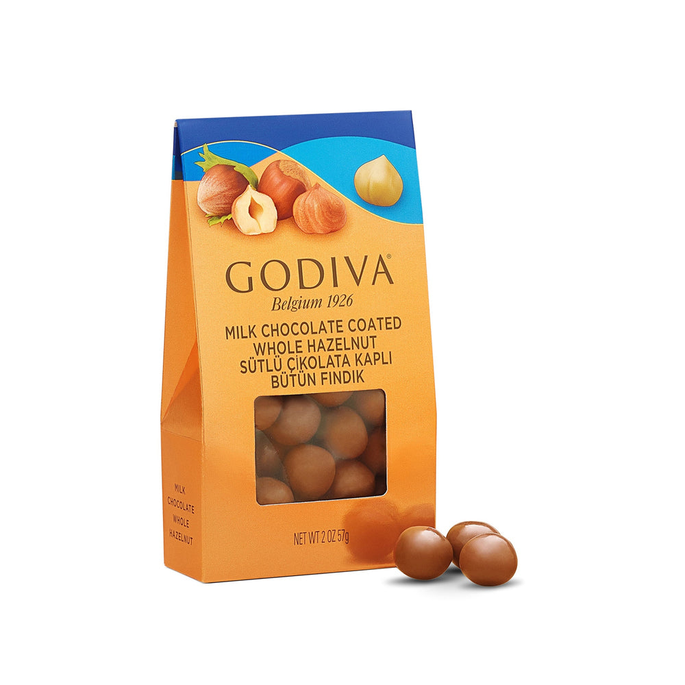 Godiva Belgium Milk Chocolate Coated Whole Hazelnut 57gm - Snapcart.pk