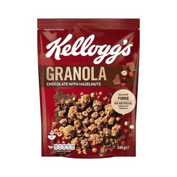 Kelloggs Granola Chocolate With Hazelnuts 340g - Snapcart.pk