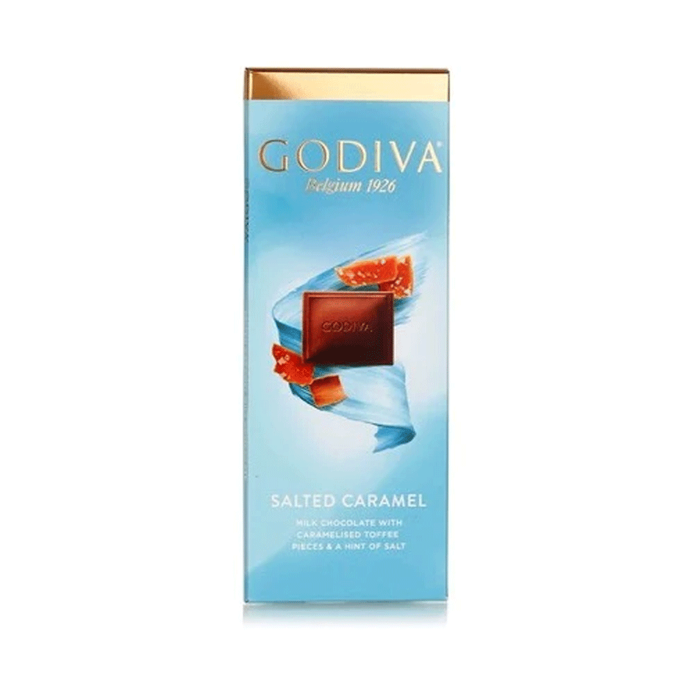 Godiva Salted Caramel Chocolate 90g.