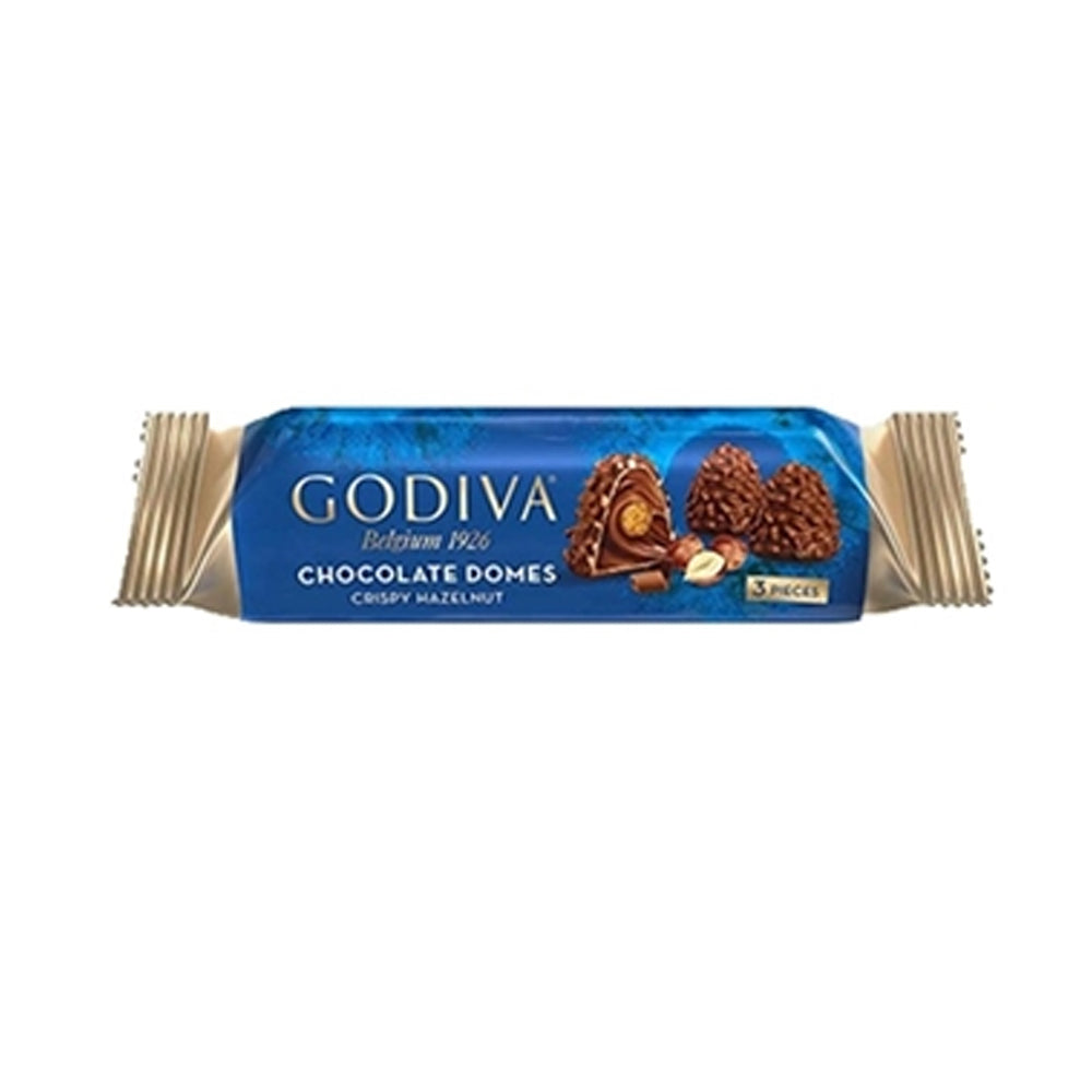 Godiva Crispy Hazelnut Chocolate Domes 30g