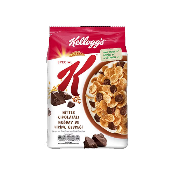 Kelloggs Special K Whole Wheat & Rice Cereal With Dark Chocolate 400g - Snapcart.pk