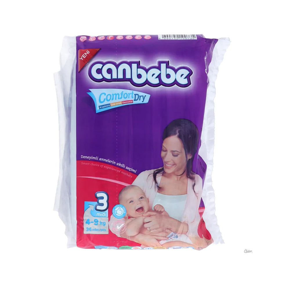 Canbebe Midi Comfort Dry Diapers 36s - Snapcart.pk