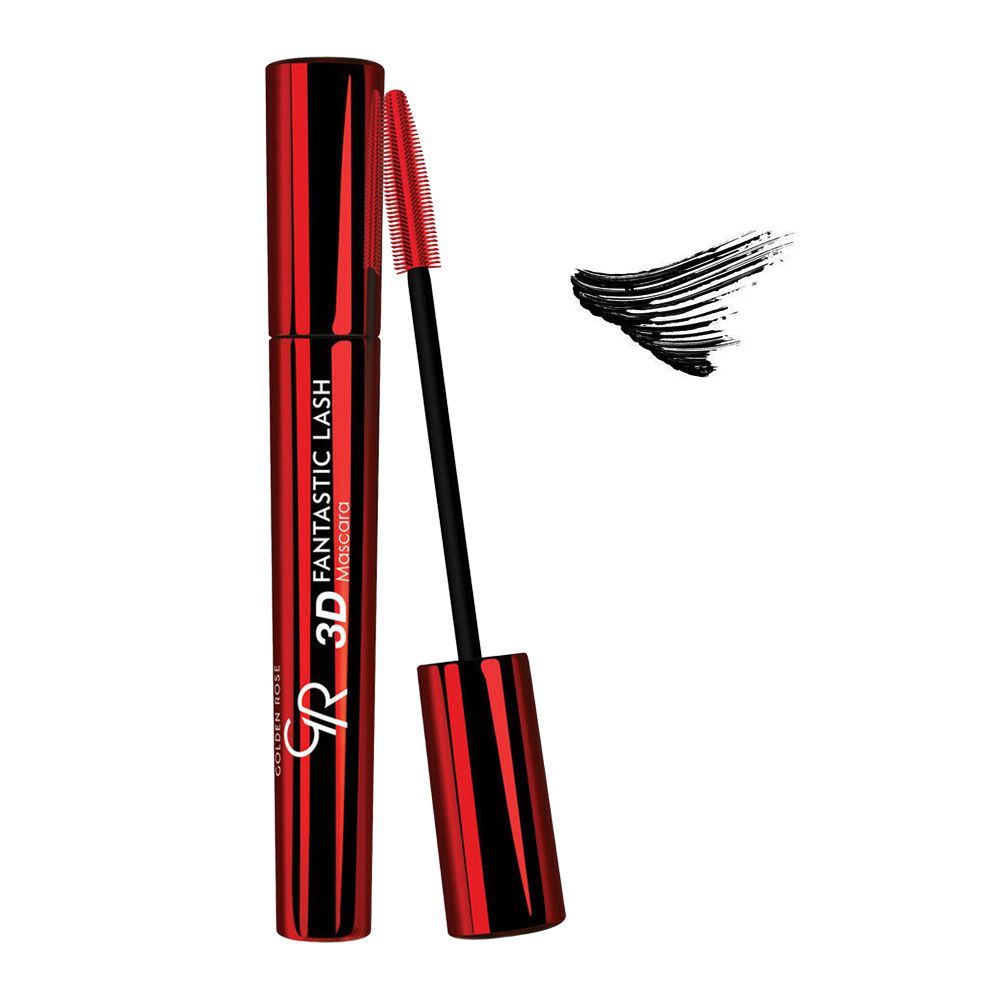 Golden Rose 3D Fantastic Lash Mascara Black 10 Ml
