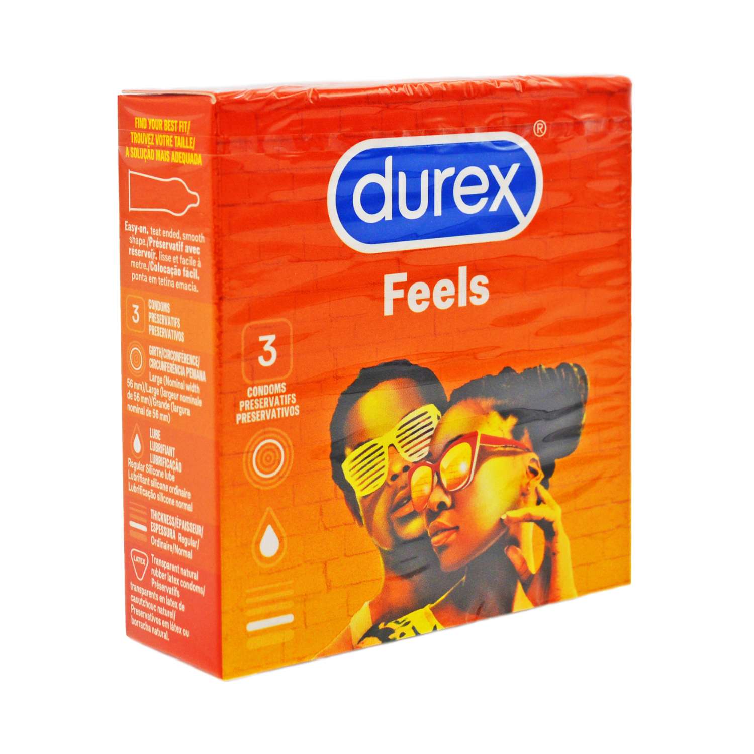 Durex - Condoms Feel 3pk