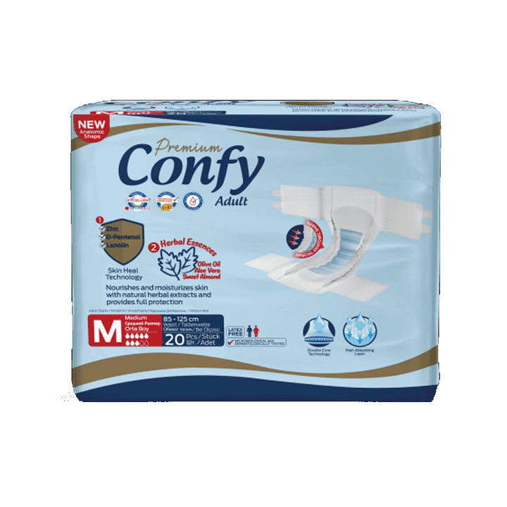 Confy Adult Medium 20 Pcs - Snapcart.pk