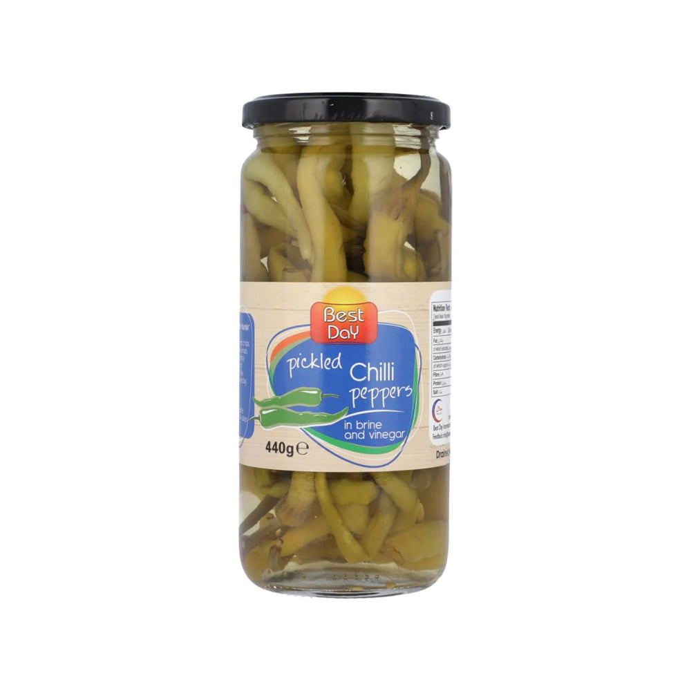 Best Day Pickled Chilli Peppers Vinegar 440g - Snapcart.pk