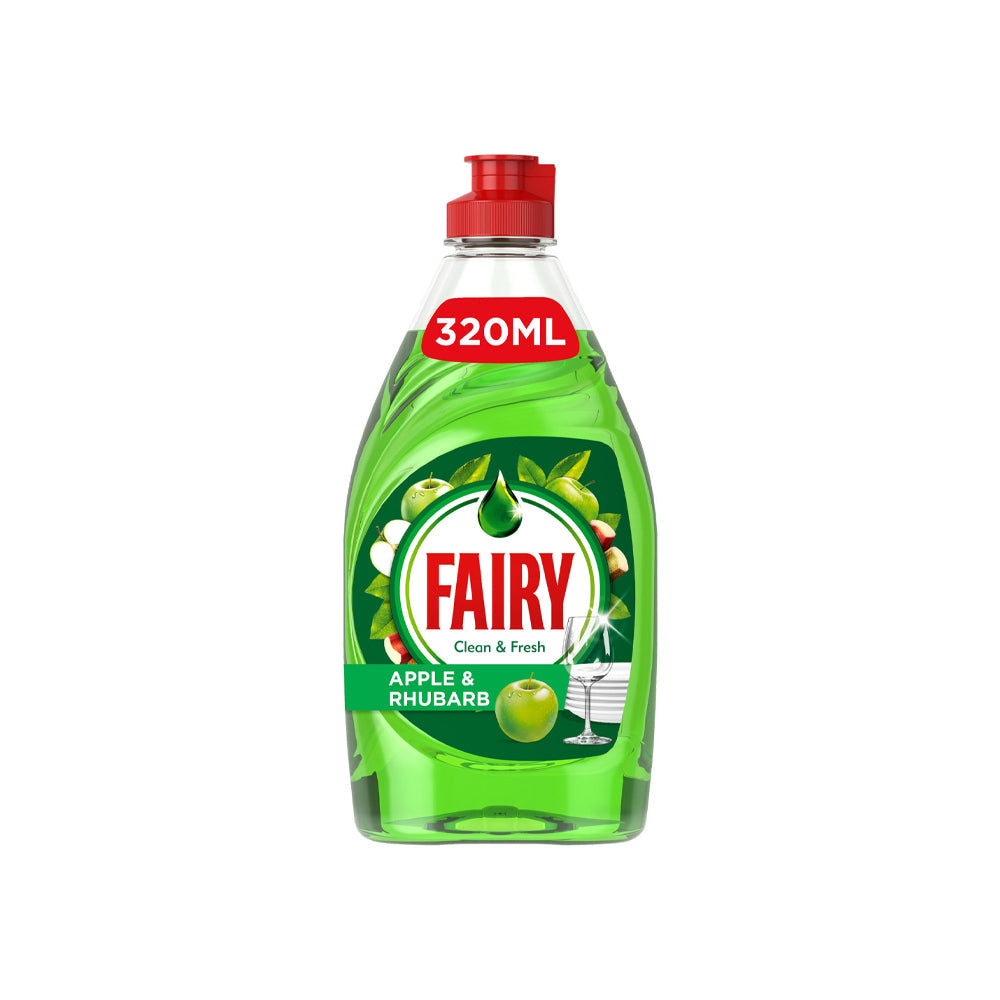 Fairy Clean & Fresh Apple & Rhubarb Dishwash 320ml - Snapcart.pk