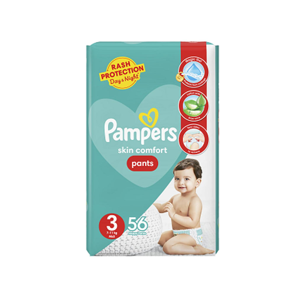 Pampers Skim Comfort Pants 3 Midi 56s - Snapcart.pk