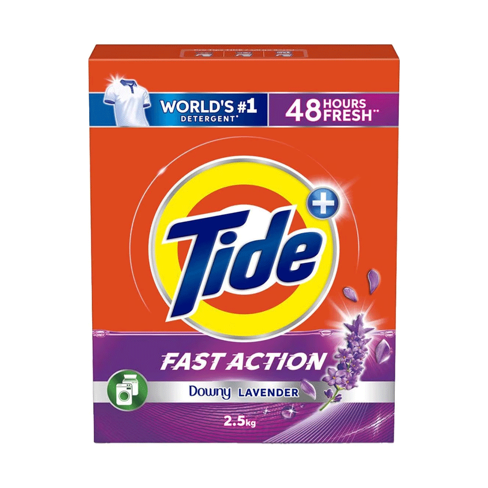 Tide Detergent Fast Action Downy Lavender 2.5kg