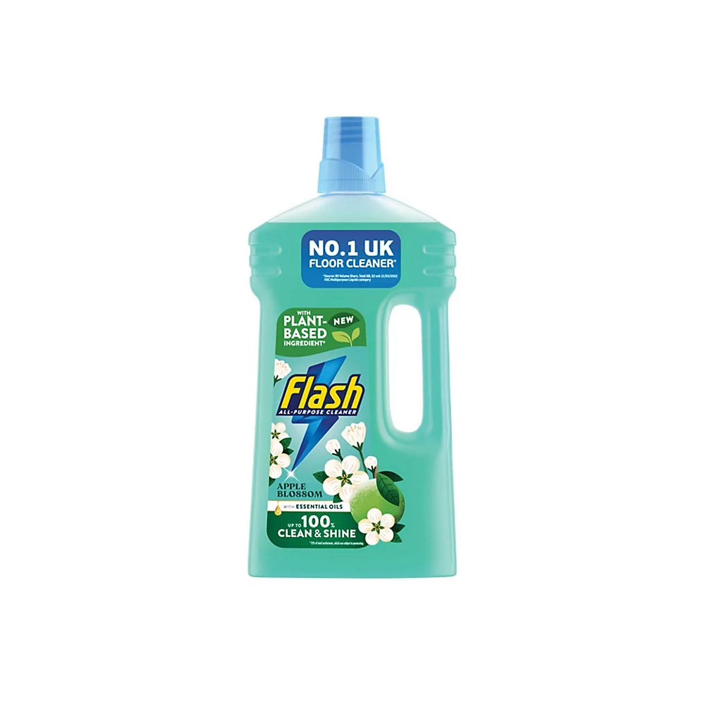 Flash All-purpose Floor Cleaner Apple Blossom 1ltr - Snapcart.pk