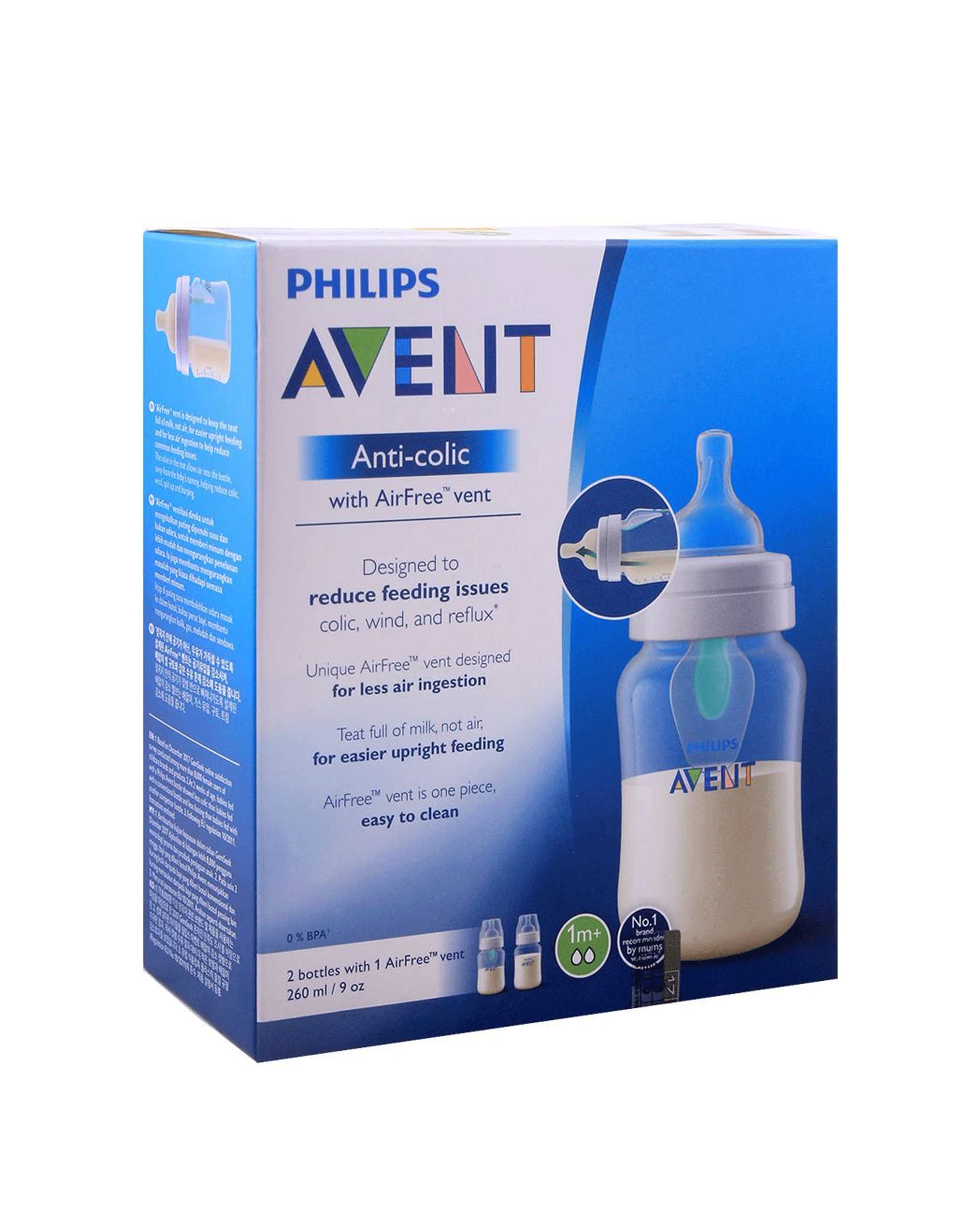 Philips Avent Anti-colic With Airfree Vent Bottle 260ml Scf813/24 - Snapcart.pk
