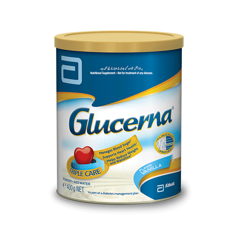 Abbott Glucerna Milk Powder - Vanilla 400g - Snapcart.pk