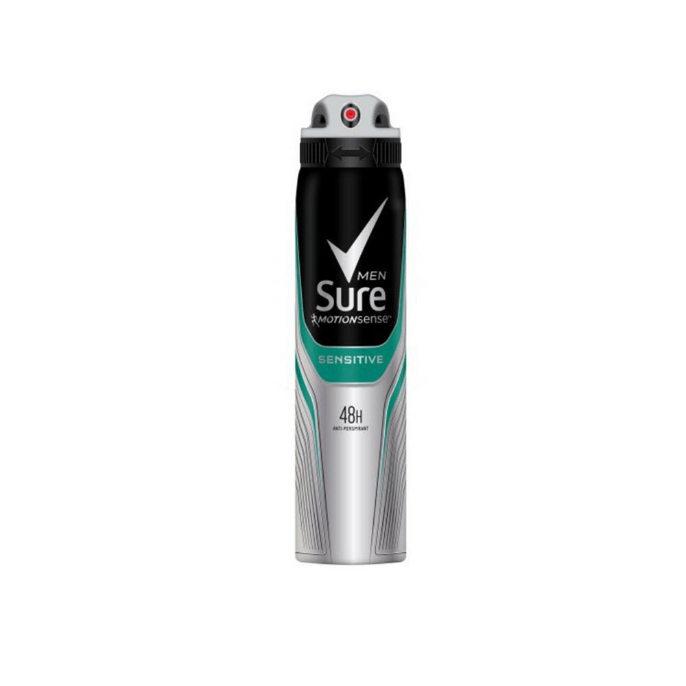 Sure Men Sensitive Body Spray 150ml - Snapcart.pk
