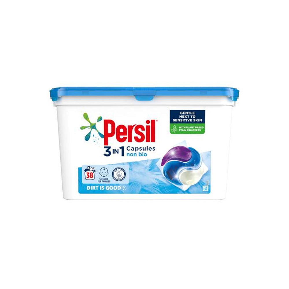 Persil 3in1 Non Bio Capsules 38 - Snapcart.pk