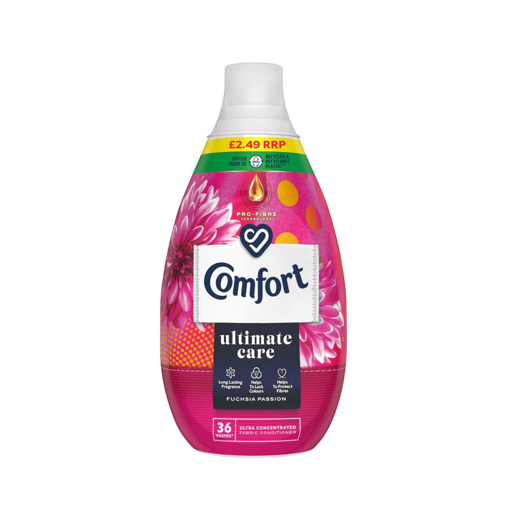 Comfort Ultimate Care Fuchsia Passion Fabric Conditioner 540ml - Snapcart.pk
