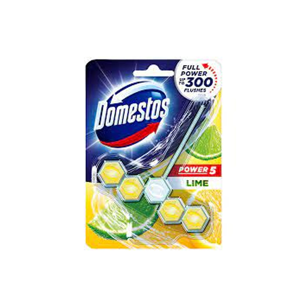 Domestos Power 5 Lime Toilet Block 55g - Snapcart.pk